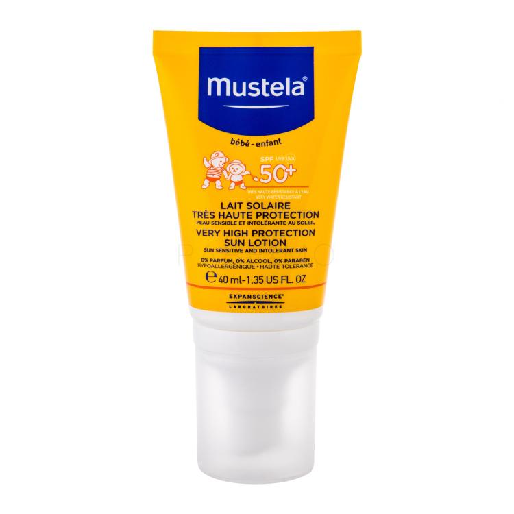 Mustela Solaires Very High Protection Sun Lotion SPF50+ Sonnenschutz für Kinder 40 ml
