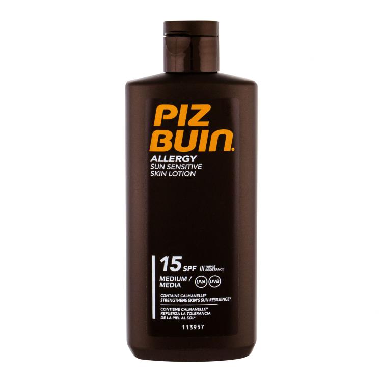 PIZ BUIN Allergy Sun Sensitive Skin Lotion SPF15 Sonnenschutz 200 ml