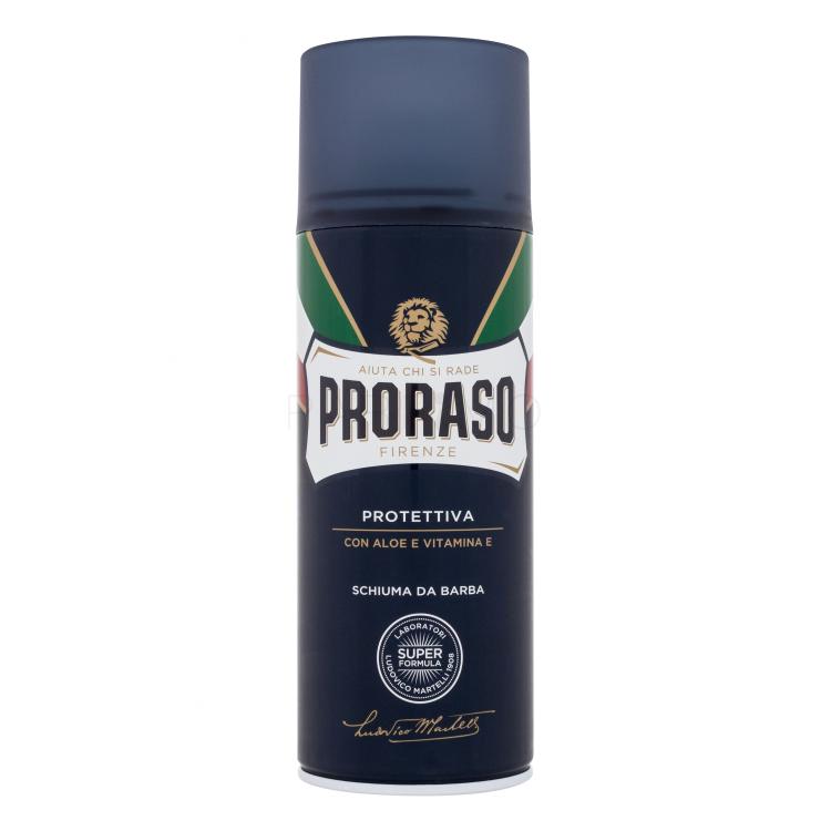 PRORASO Blue Shaving Foam Rasierschaum für Herren 400 ml