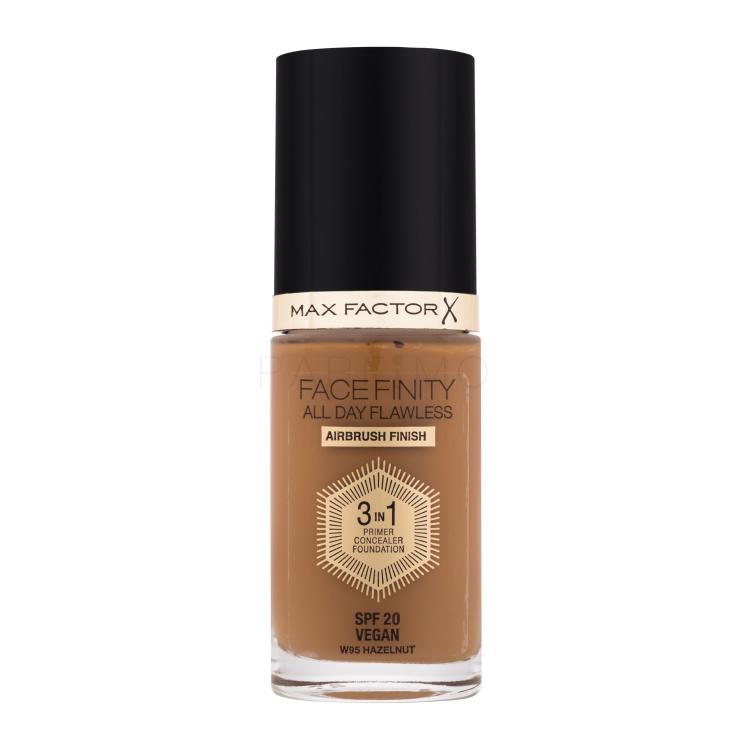 Max Factor Facefinity All Day Flawless SPF20 Foundation für Frauen 30 ml Farbton  W95 Hazelnut