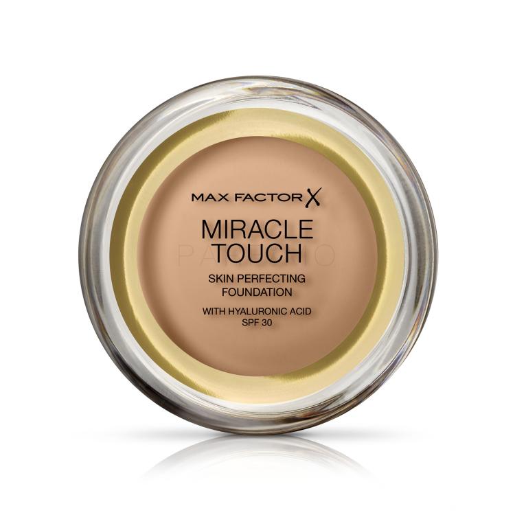 Max Factor Miracle Touch Skin Perfecting SPF30 Foundation für Frauen 11,5 g Farbton  078 Sand Beige