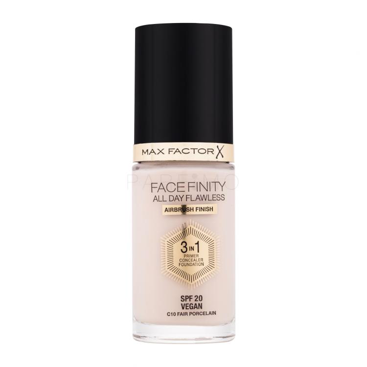 Max Factor Facefinity All Day Flawless SPF20 Foundation für Frauen 30 ml Farbton  C10 Fair Porcelain