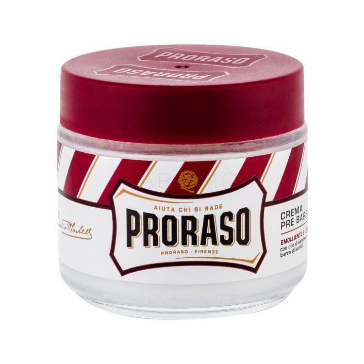 PRORASO Red Pre-Shave Cream Pre Shave für Herren 100 ml