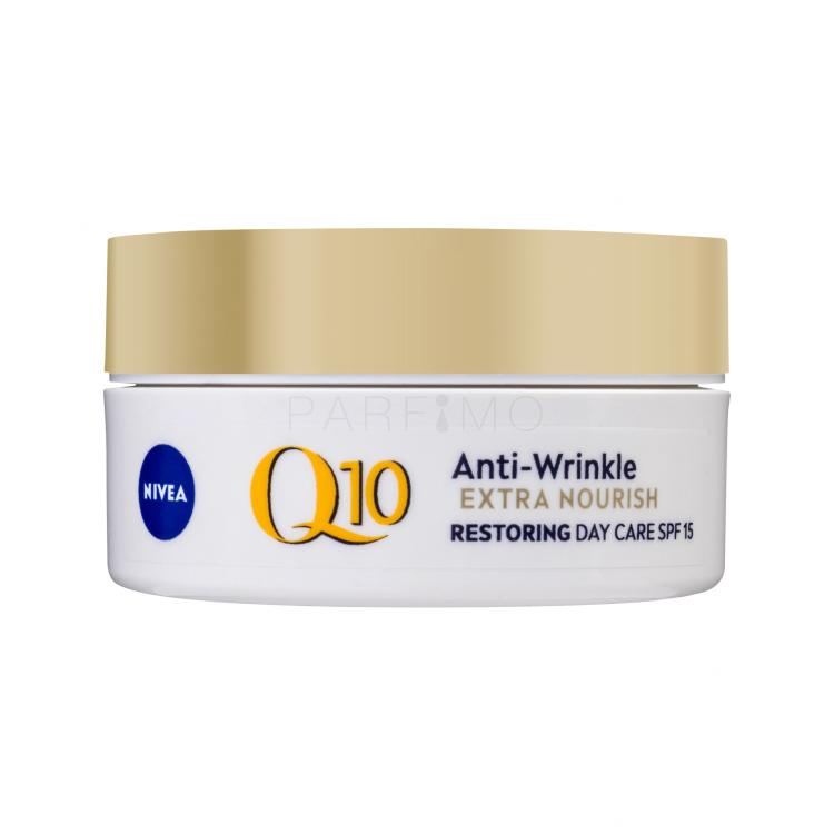 Nivea Q10 Power Anti-Wrinkle Extra Nourish SPF15 Tagescreme für Frauen 50 ml