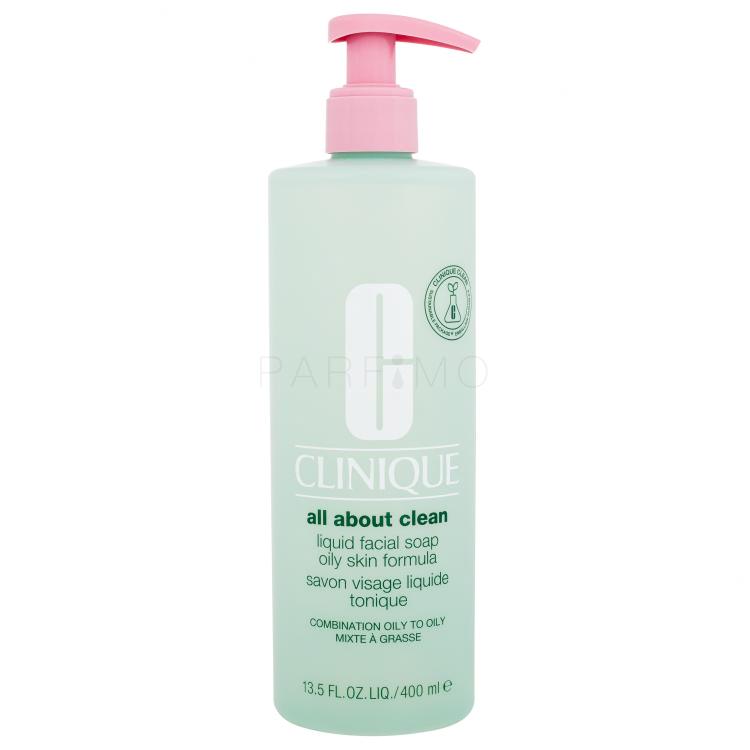 Clinique All About Clean Liquid Facial Soap Oily Skin Formula Reinigungsseife für Frauen 400 ml