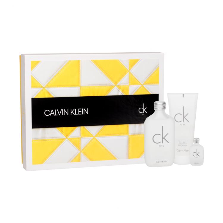 Calvin Klein CK One Geschenkset Edt 100 ml + Edt 10 ml + Duschgel 100 ml