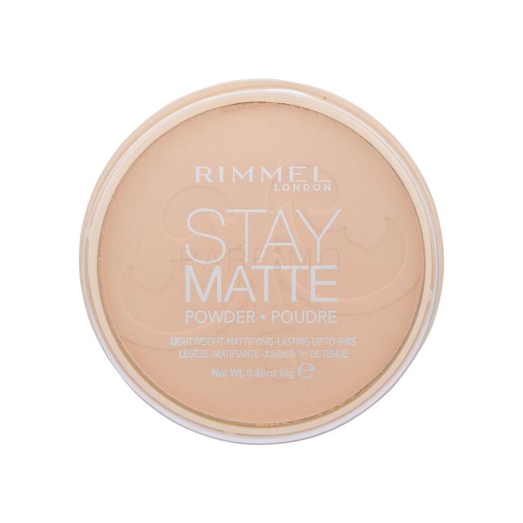 Rimmel London Stay Matte Puder für Frauen 14 g Farbton  006 Warm Beige