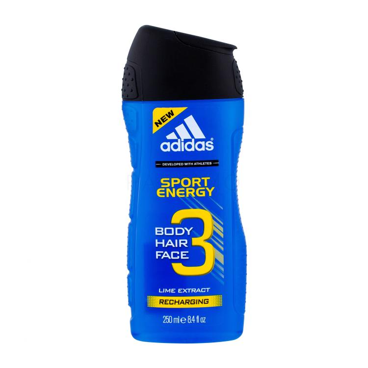 Adidas 3in1 Sport Energy Duschgel für Herren 250 ml