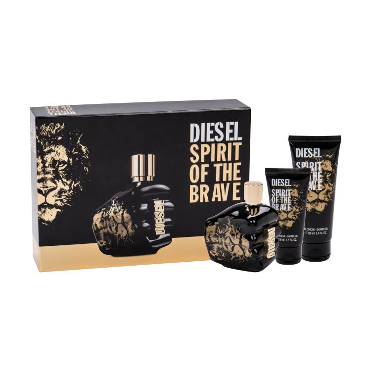 Diesel Spirit Of The Brave Geschenkset Edt 125 ml + Duschgel 100 ml + Duschgel 50 ml