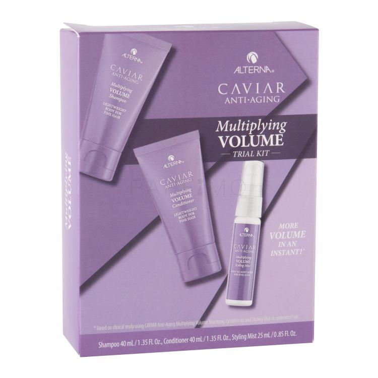 Alterna Caviar Anti-Aging Multiplying Volume Geschenkset Shampoo 40 ml + Conditioner 40 ml + Haarspray 25 ml