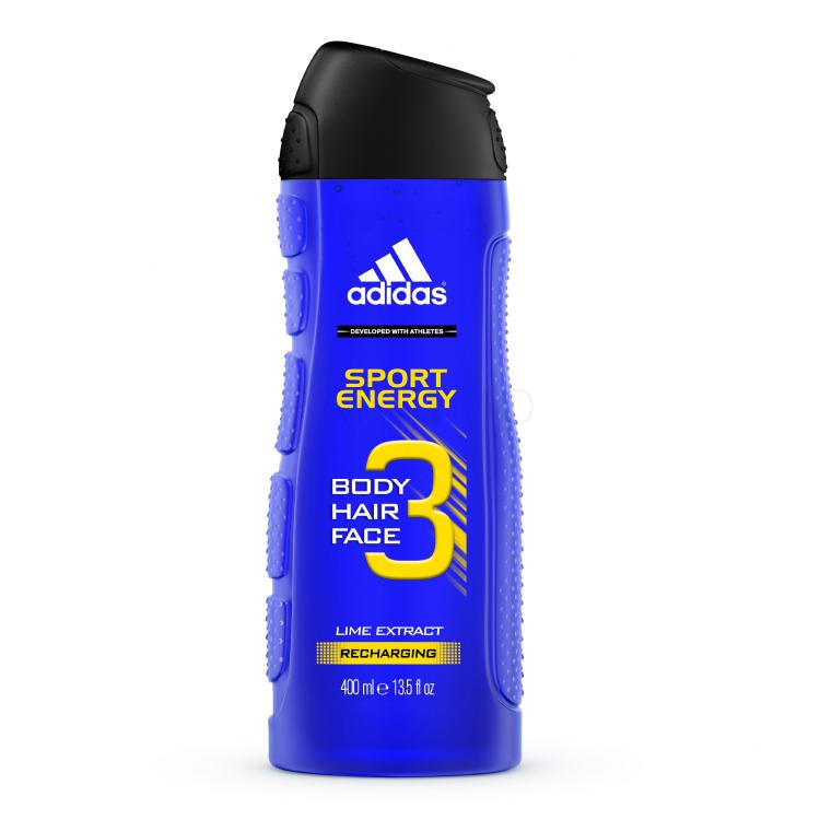 Adidas 3in1 Sport Energy Duschgel für Herren 400 ml