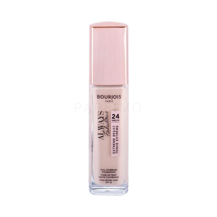 BOURJOIS Paris Always Fabulous 24H SPF20 Foundation für Frauen 30 ml Farbton  100 Rose Ivory