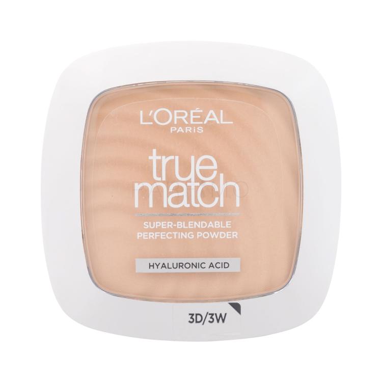 L&#039;Oréal Paris True Match Puder für Frauen 9 g Farbton  3.D/3.W Dore Warm