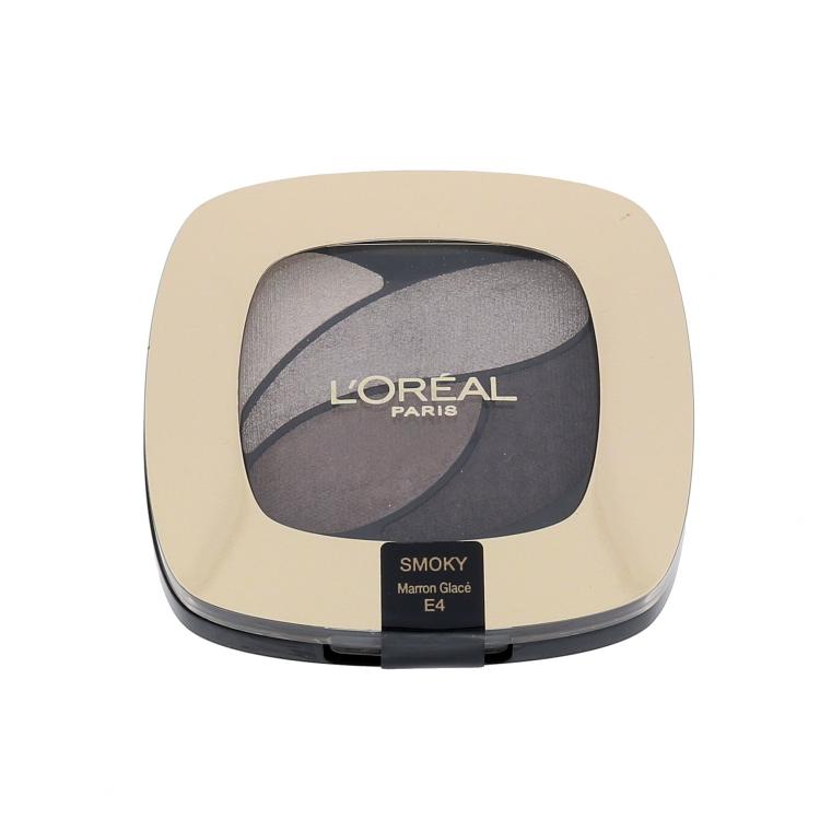 L&#039;Oréal Paris Color Riche Quad Eye Shadows Lidschatten für Frauen 2,5 ml Farbton  E4 Marron Glacé