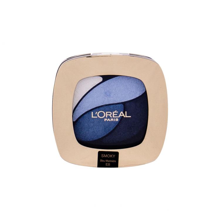 L&#039;Oréal Paris Color Riche Quad Eye Shadows Lidschatten für Frauen 2,5 ml Farbton  E8 Bleu Mariniere