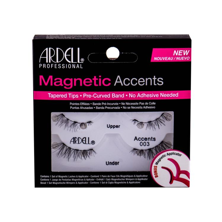 Ardell Magnetic Accents 003 Falsche Wimpern für Frauen 1 St. Farbton  Black