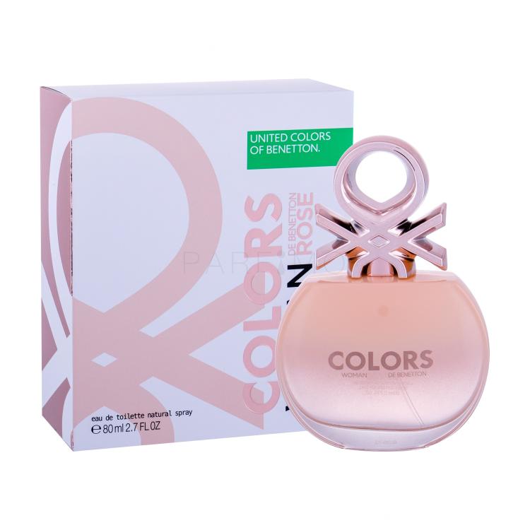 Benetton Colors de Benetton Rose Eau de Toilette für Frauen 80 ml
