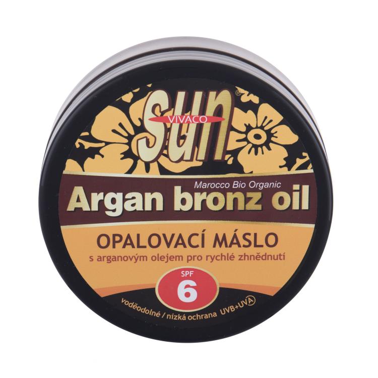 Vivaco Sun Argan Bronz Oil Suntan Butter SPF6 Sonnenschutz 200 ml