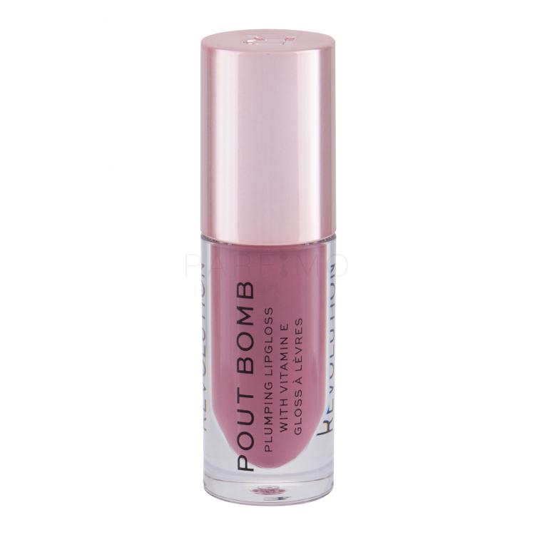 Makeup Revolution London Pout Bomb Lipgloss für Frauen 4,6 ml Farbton  Sauce