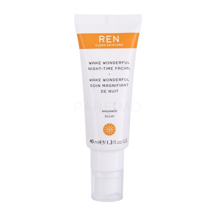 REN Clean Skincare Radiance Wake Wonderful Night-Time Facial Nachtcreme für Frauen 40 ml