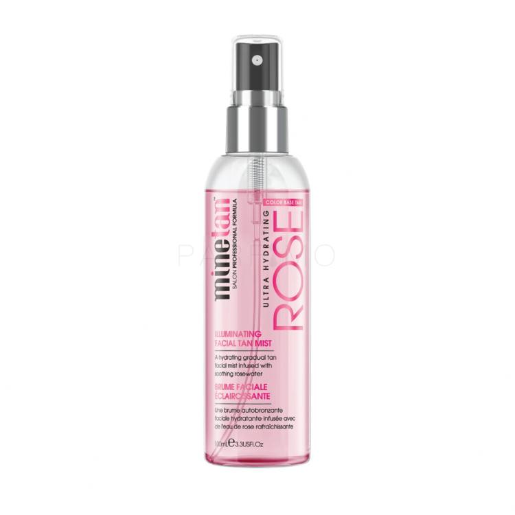 MineTan Rose Illuminating Facial Tan Mist Gesichtswasser und Spray für Frauen 100 ml