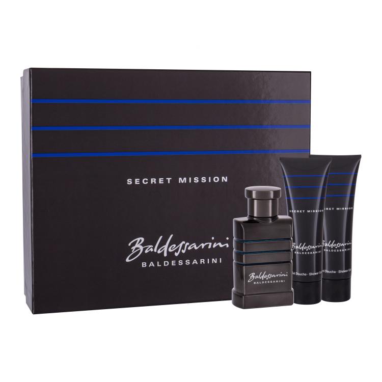 Baldessarini Secret Mission Geschenkset Edt 50 ml + Duschgel 2x 50 ml