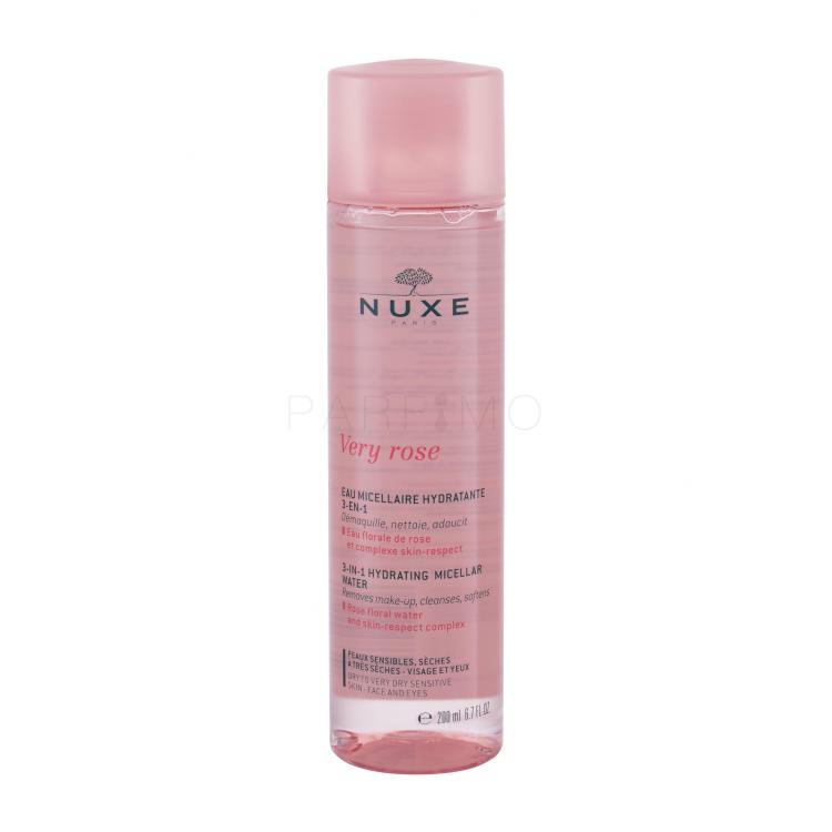 NUXE Very Rose 3-In-1 Hydrating Mizellenwasser für Frauen 200 ml