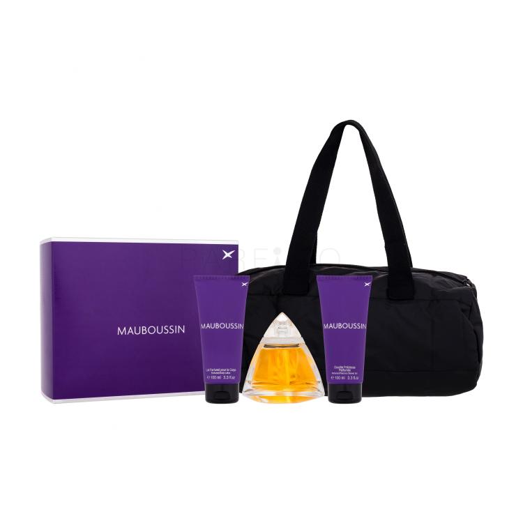 Mauboussin Mauboussin Geschenkset Edp 100 ml + Körpermilch 100 ml + Duschgel 100 ml + Kosmetiktasche