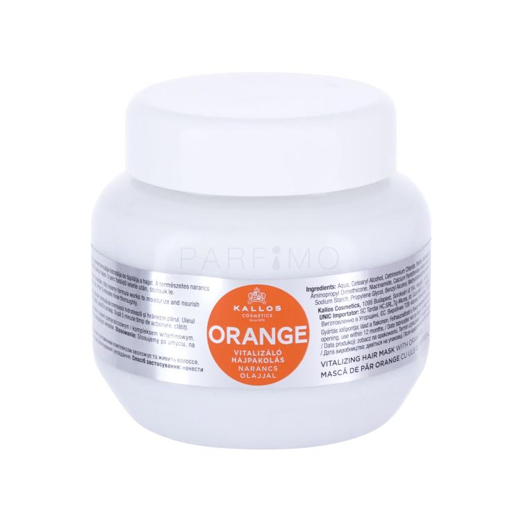 Kallos Cosmetics Orange Haarmaske für Frauen 275 ml