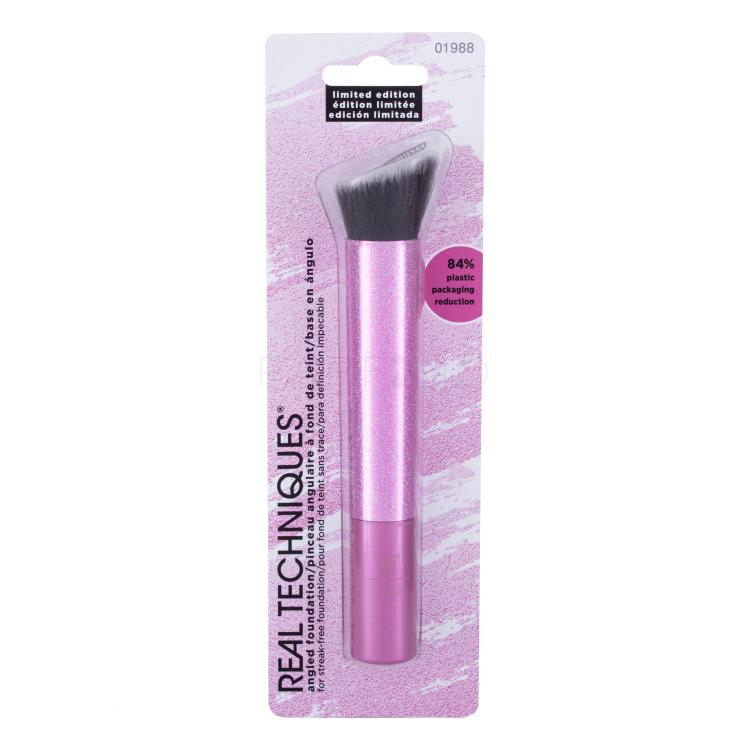 Real Techniques Pretty in Pink Angled Foundation Pinsel für Frauen 1 St.