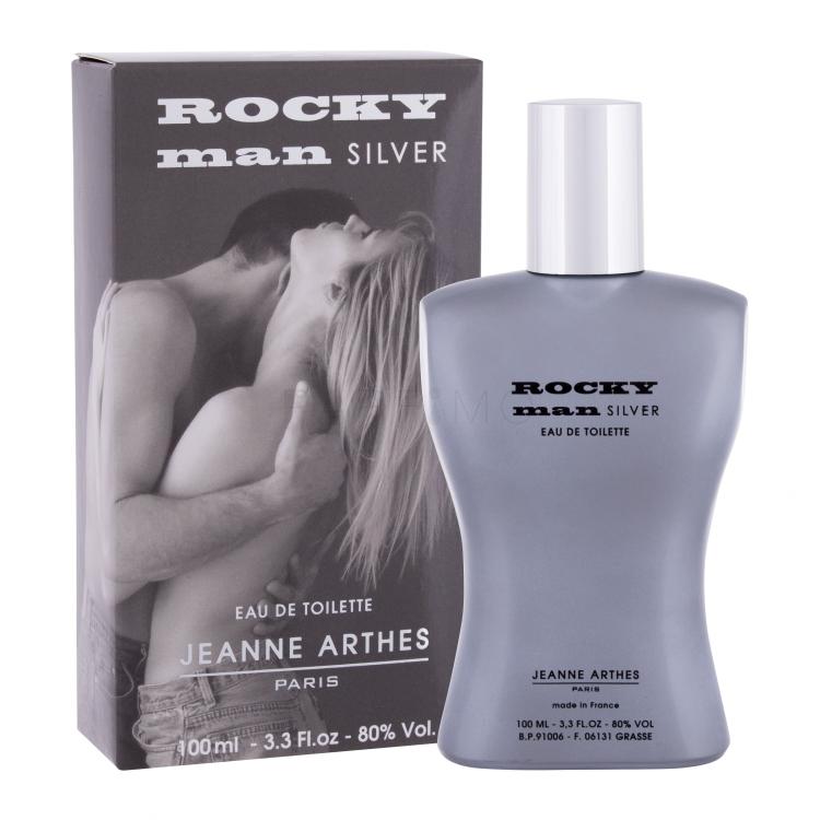 Jeanne Arthes Rocky Man Silver Eau de Toilette für Herren 100 ml