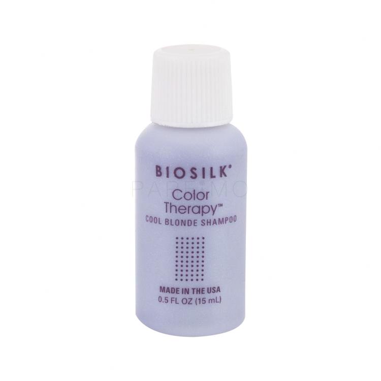 Farouk Systems Biosilk Color Therapy Cool Blonde Shampoo für Frauen 15 ml