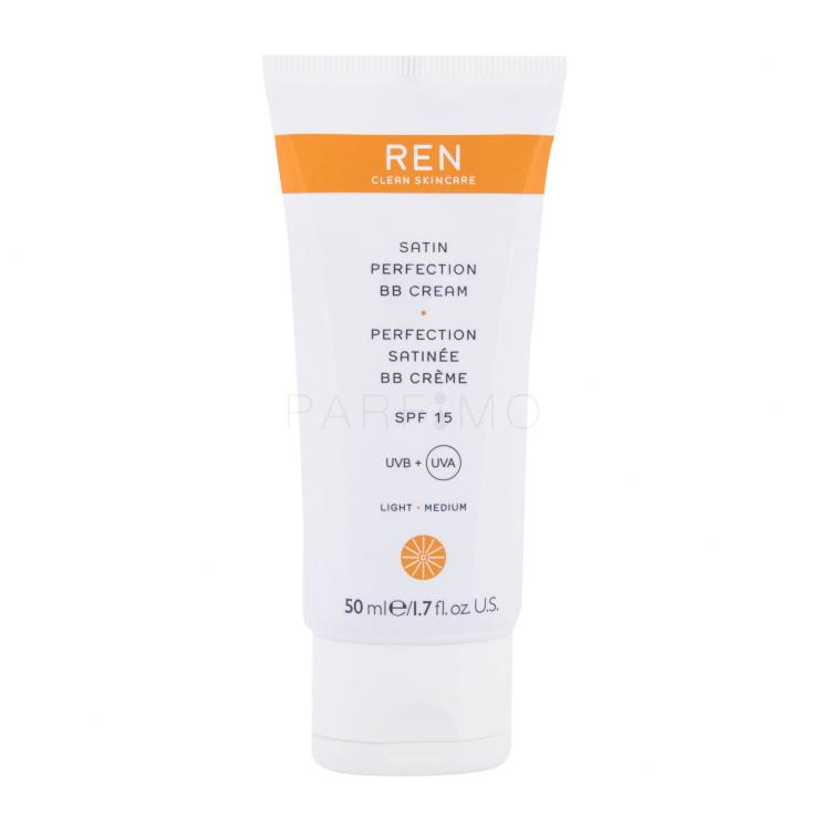 REN Clean Skincare Satin Perfection SPF15 BB Creme für Frauen 50 ml Farbton  Light/Medium