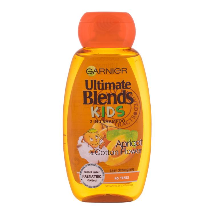 Garnier Ultimate Blends Kids Apricot 2in1 Shampoo für Kinder 250 ml