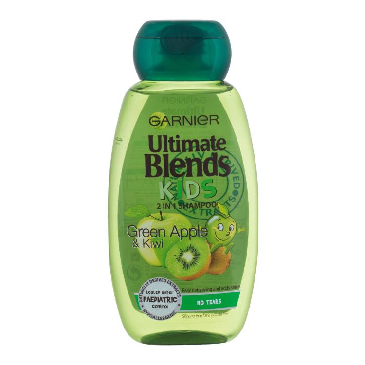 Garnier Ultimate Blends Kids Green Apple 2in1 Shampoo für Kinder 250 ml