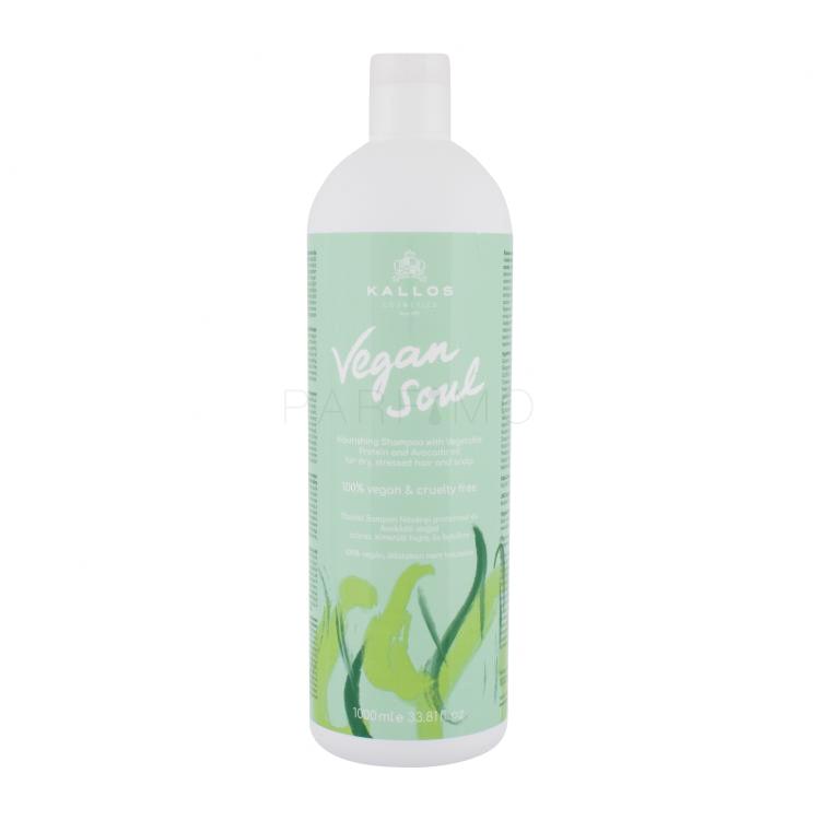 Kallos Cosmetics Vegan Soul Nourishing Shampoo für Frauen 1000 ml