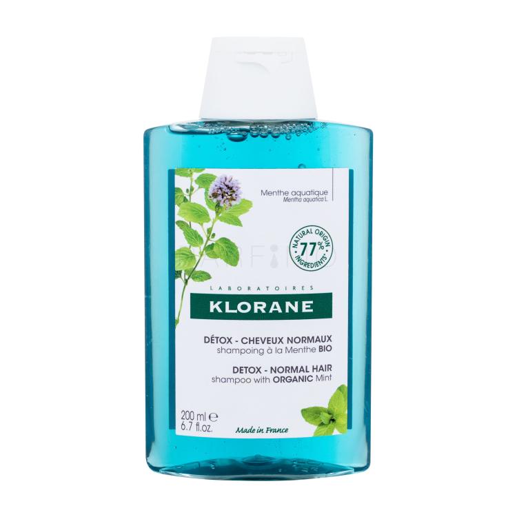 Klorane Aquatic Mint Detox Shampoo für Frauen 200 ml