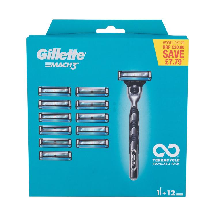 Gillette Mach3 Rasierer für Herren Set