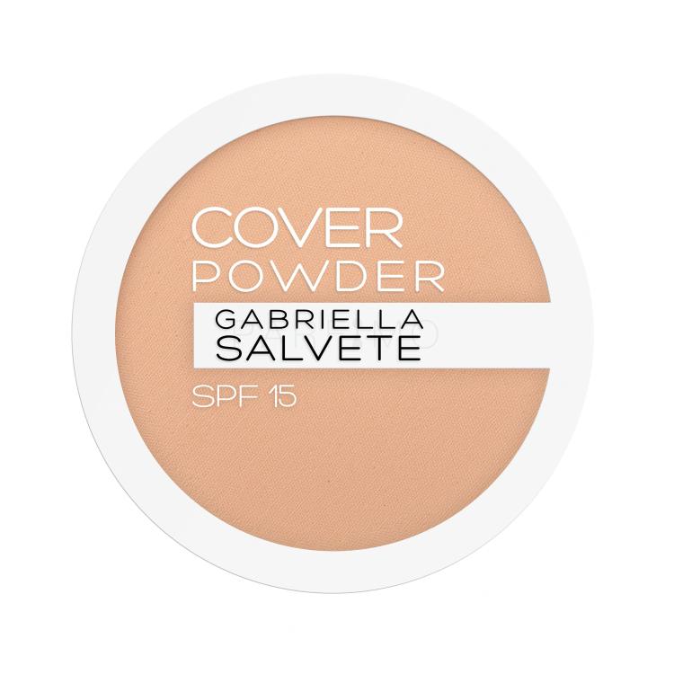 Gabriella Salvete Cover Powder SPF15 Puder für Frauen 9 g Farbton  02 Beige