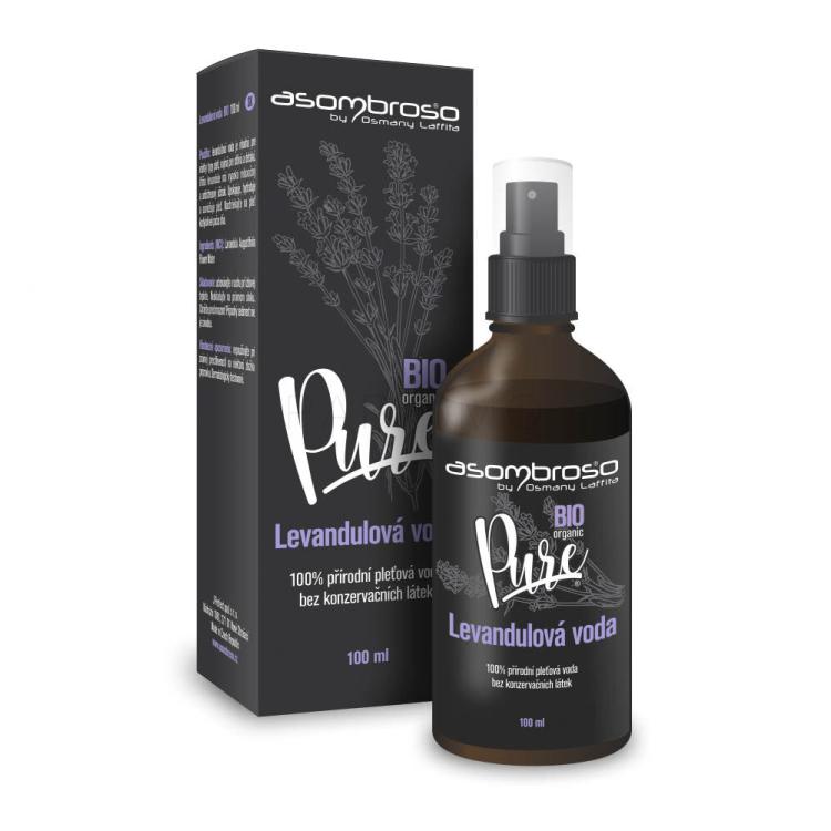 Asombroso Pure BIO Lavender Water Gesichtswasser und Spray für Frauen 100 ml