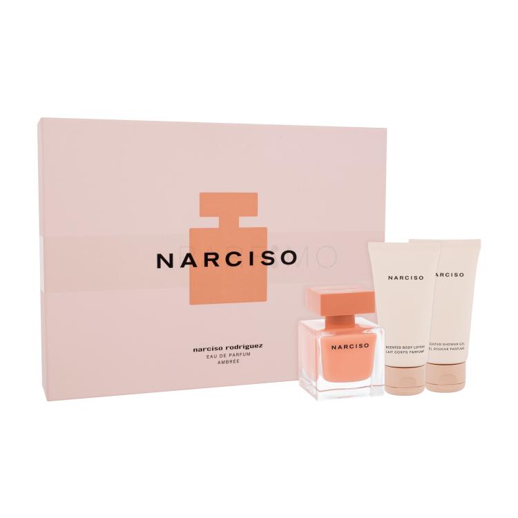 Narciso Rodriguez Narciso Ambrée Geschenkset Eau de Parfum 50 ml + Duschgel 50 ml + Körpermilch 50 ml