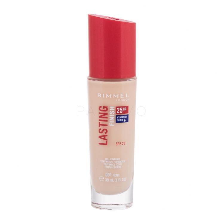 Rimmel London Lasting Finish 25H SPF20 Foundation für Frauen 30 ml Farbton  001 Pearl