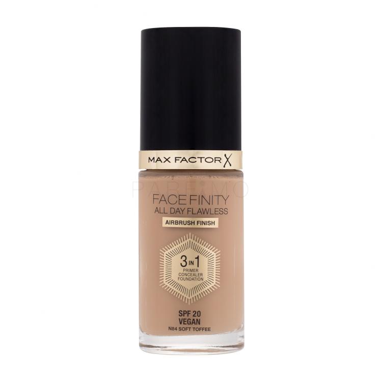 Max Factor Facefinity All Day Flawless SPF20 Foundation für Frauen 30 ml Farbton  N84 Soft Toffee