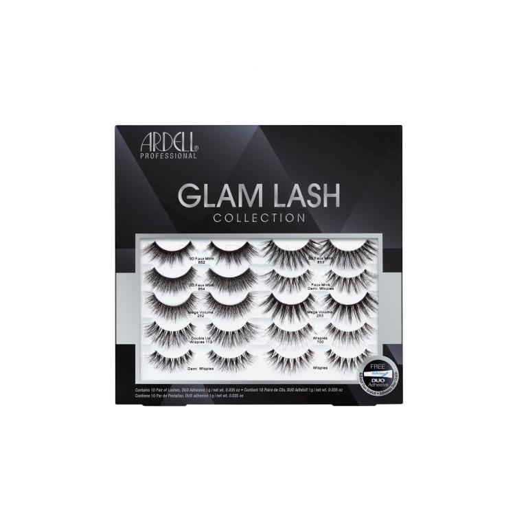 Ardell Glam Lash Collection Falsche Wimpern für Frauen 1 St. Farbton  Black