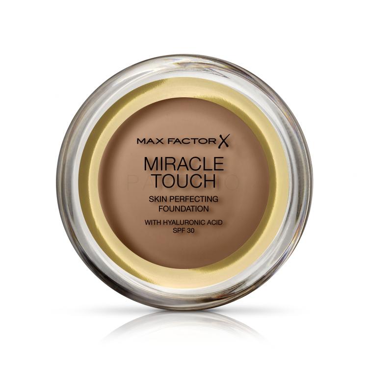 Max Factor Miracle Touch Skin Perfecting SPF30 Foundation für Frauen 11,5 g Farbton  098 Toasted Almond