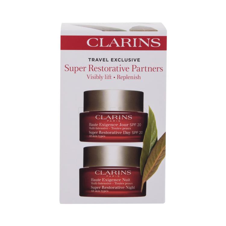 Clarins Super Restorative Partners Geschenkset Tagescreme Super Restorative Day SPF20 50 ml + Nachtcreme Super Restorative Night 50 ml
