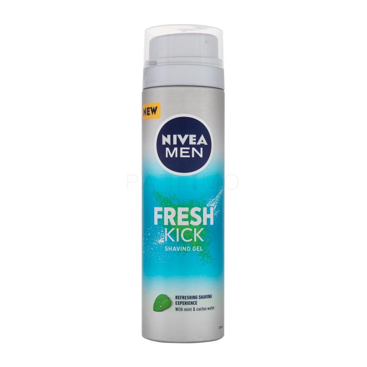 Nivea Men Fresh Kick Shaving Gel Rasiergel für Herren 200 ml