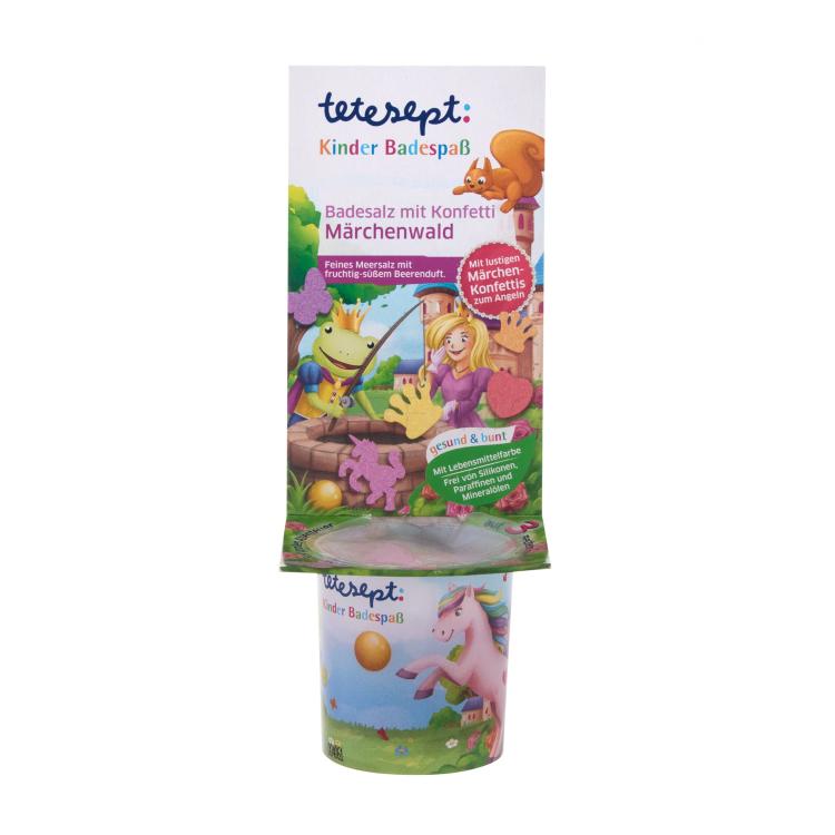 Tetesept Children&#039;s Bathing Salt With Confetti Fairy Forest Badesalz für Kinder 40 g