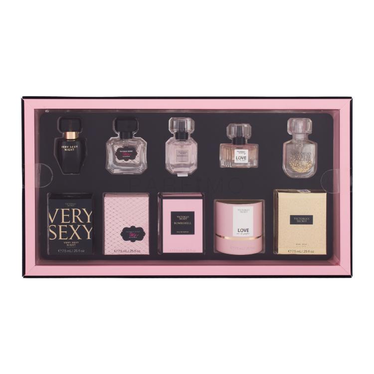 Victoria´s Secret Tease Geschenkset Edp 7,5 ml + Edp Very Sexy Night 7,5 ml + Edp Bombshell 7,5 ml + Edp Love 7,5 ml + Edp Angel Gold 7,5 ml