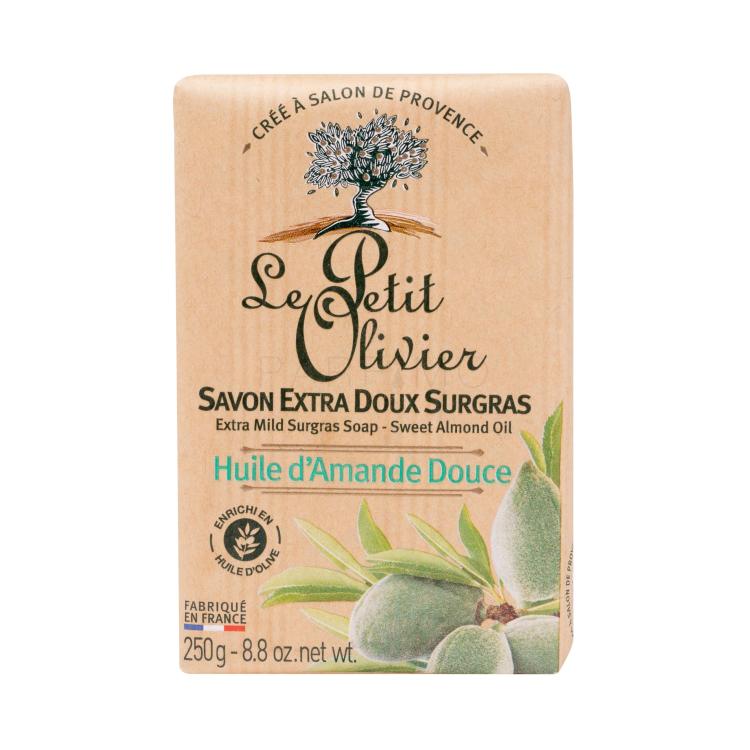 Le Petit Olivier Almond Oil Extra Mild Surgras Soap Seife für Frauen 250 g